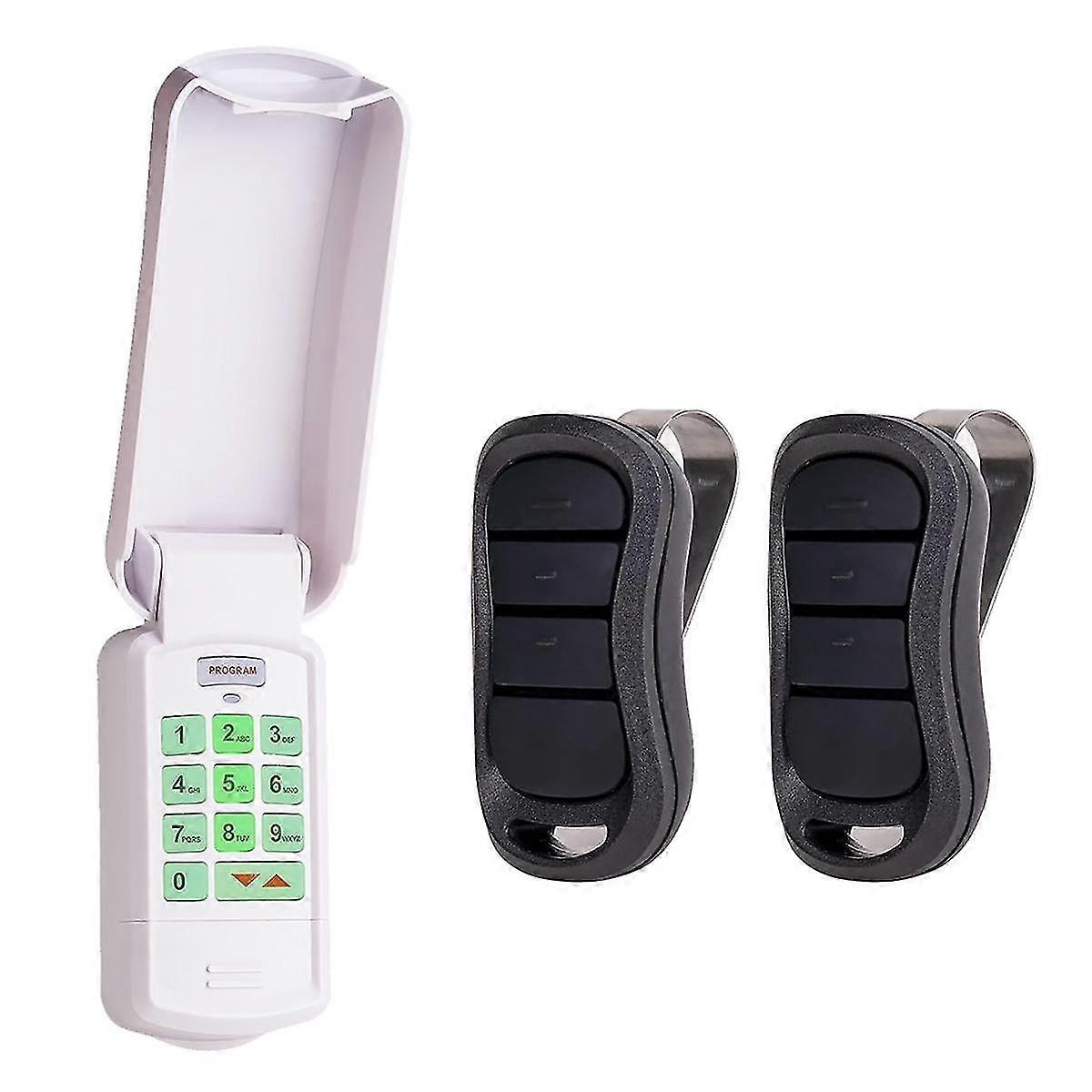 -r Garage Door Opener Wireless Keypad With 2pack G3t-r Remote For Door Opener, Replace -bx -bx G3t-a G3t-bx