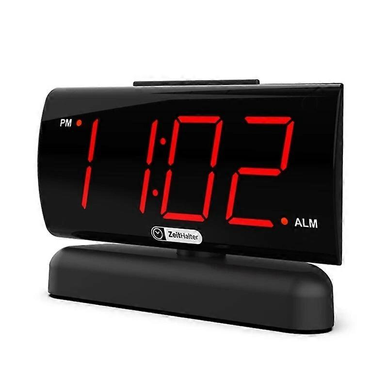 Led Electronic Clock Bedside Desktop Alarm Clock with 90 Degree Rotating Base Wholesale