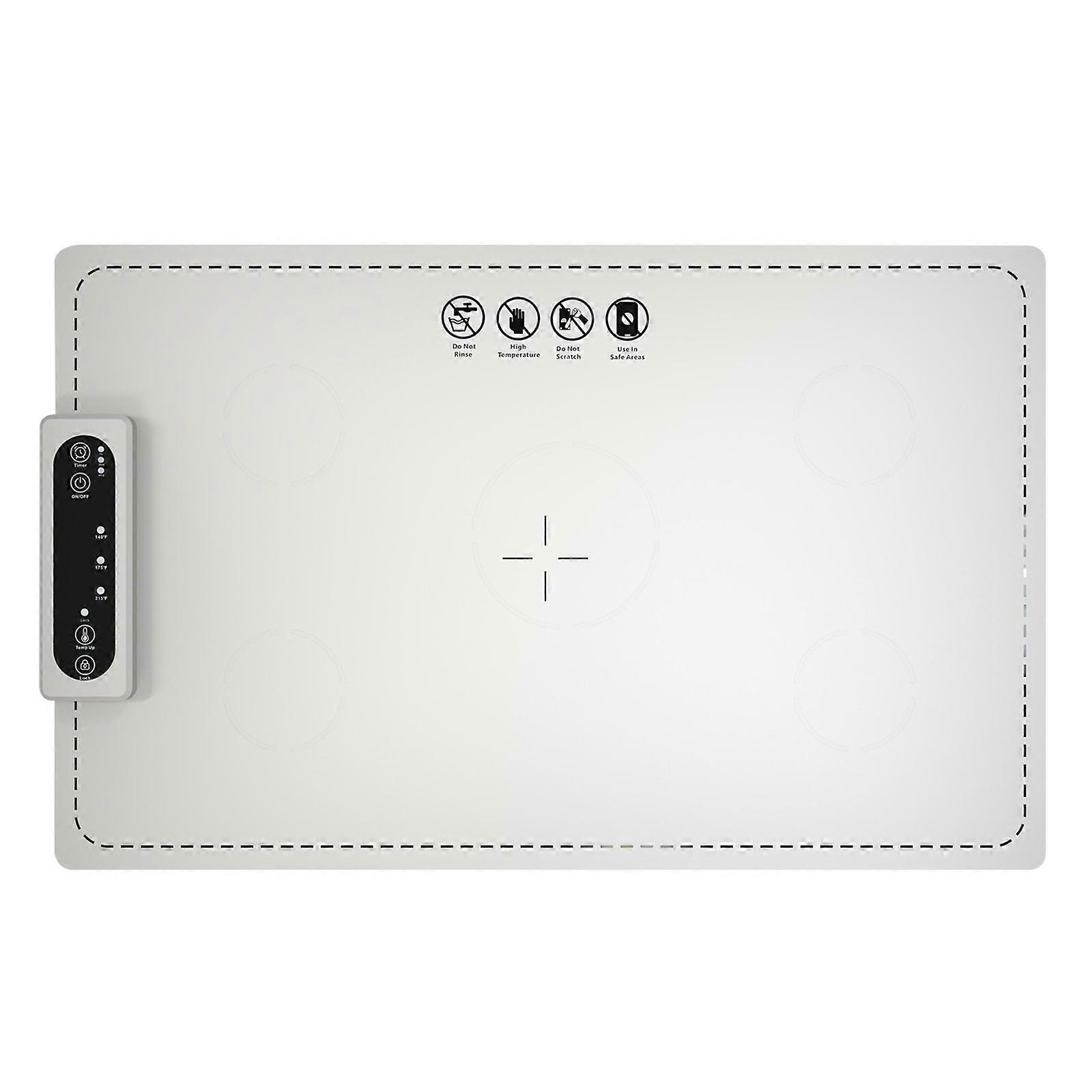 מגש חימום חשמלי קרש חימום שולחן חום מהיר לאירועי מטבח לבן ביתי