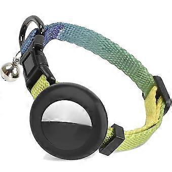 For Tag Collar, Collar And Sturdy Buckle For Small Pets, Adjustable Kitten Collar With Holder Yello