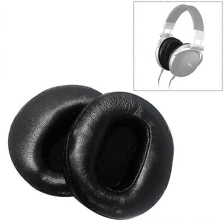 2 PCS Pour DENON AH-D2000 / AH-D5000 / AH-D7000 Casque Coussin Éponge Cuir Couverture Cache-oreilles Cache-oreilles Oreilles de remplacement, Durable