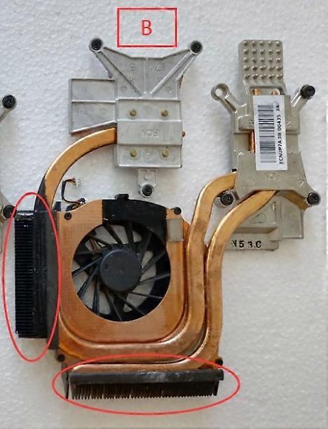 for laptop heatsink cooling fan For HP DV6 DV7 DV7- 2100 DV7-3000 DV6- DV6-2100 CPU heatsink 600868-001 584244-001