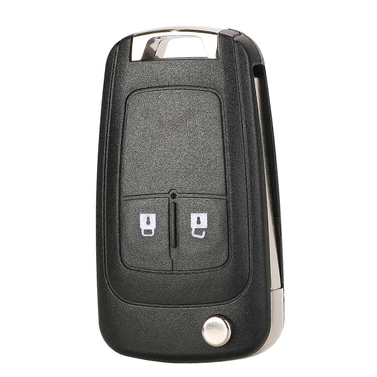 Flip Folding Remote Car Key Shell Case Fob For OPEL VAUXHALL Insignia Astra Zafira 2 3 Button HU100 Blade WITH STICKER