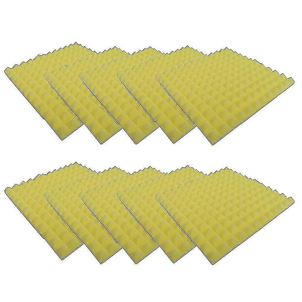 10 stk lydisolert skum studio akustisk skum lydabsorpsjonsbehandling panel-l