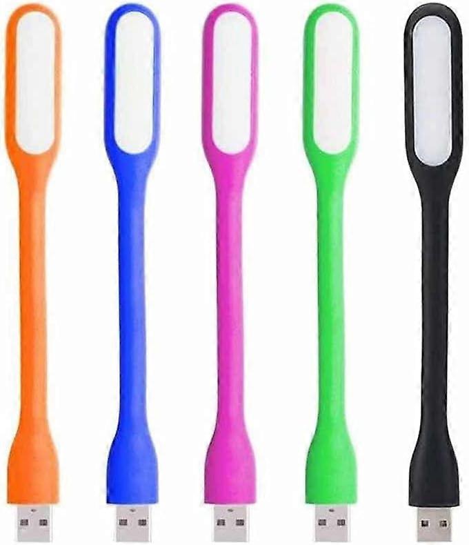 USB LED Lamp Portable Super Bright USB LED Lights for Power Bank Computer PC Laptop Notebook Desktop5pcs)(5colors