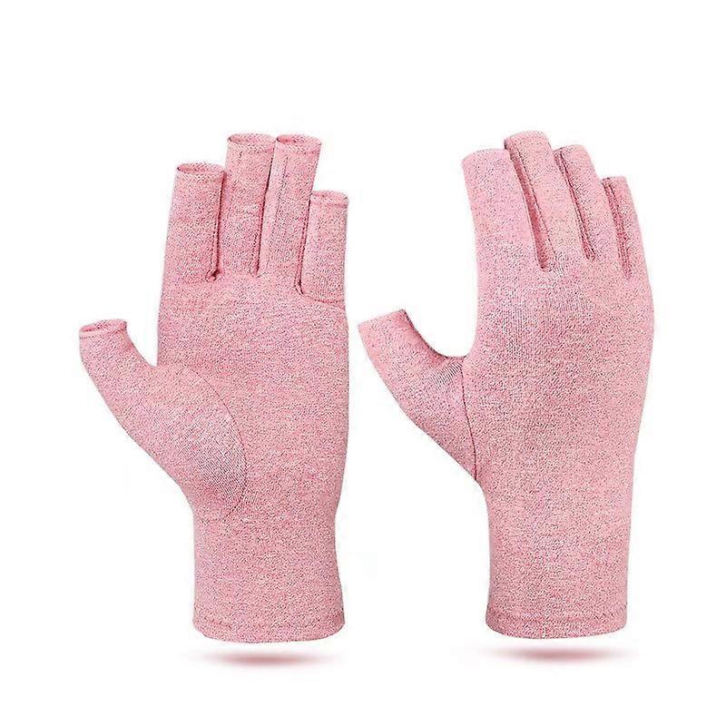 Unisex Arthritis Gloves Half Finger Gloves Compression Touch Screen WinterS
