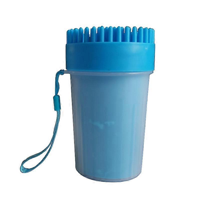 Dog Paw Cleaner Pet Foot Scrubber with Soft Silicone Brushes Portable Foot Cleaning Cup