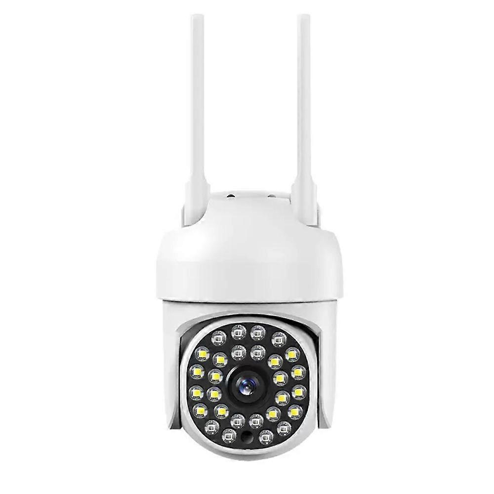 Caméra de surveillance domestique WiFi Pan/Tilt - Caméra de sécurité extérieure avec vue à 360 degrés