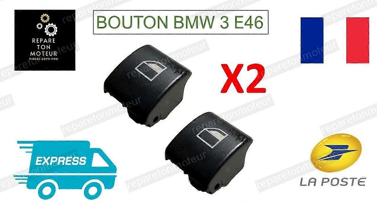 2pcs BMW 3 - E46 Window Lift Switch Push Buttons