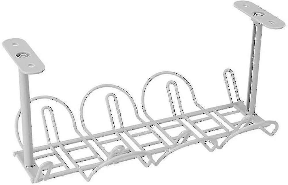 Power Cord Storage Rack At The Bottom Of The Table, Power Cord Storage Rack Gray