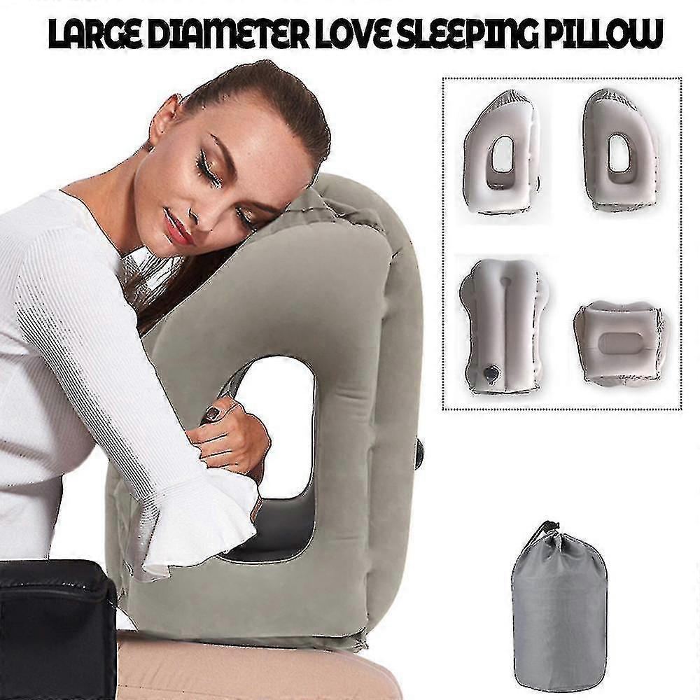 Inflatable Travel Pillow For Car Office For Avoid Neck And Shoulder Pain