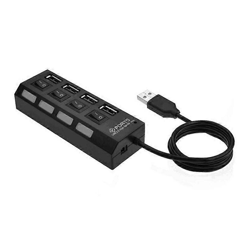 USB4 port 2 Splitter with switch HUB 4-hole switch HUB USB2.0 hub Multifunction