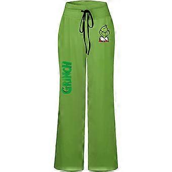 XDZJLR Christmas Sweatpants For Womens Xmas High Waist Casual Yoga Pants Drawstring Elastic Waistband Side Pockets Soft Athletic Joggers Everyday Comfort