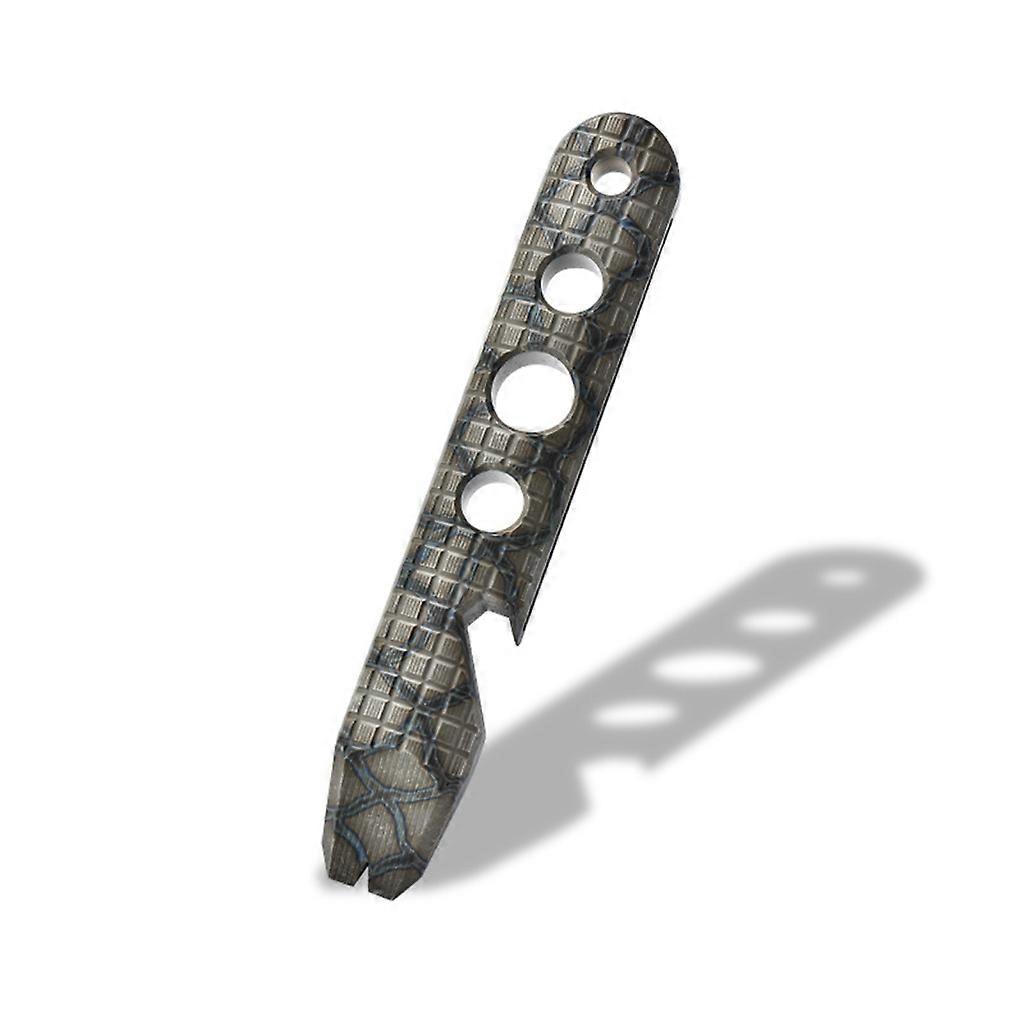 Pequeno Prybar Crowbars chave de fenda de titânio bolso garrafas Opener Multitool