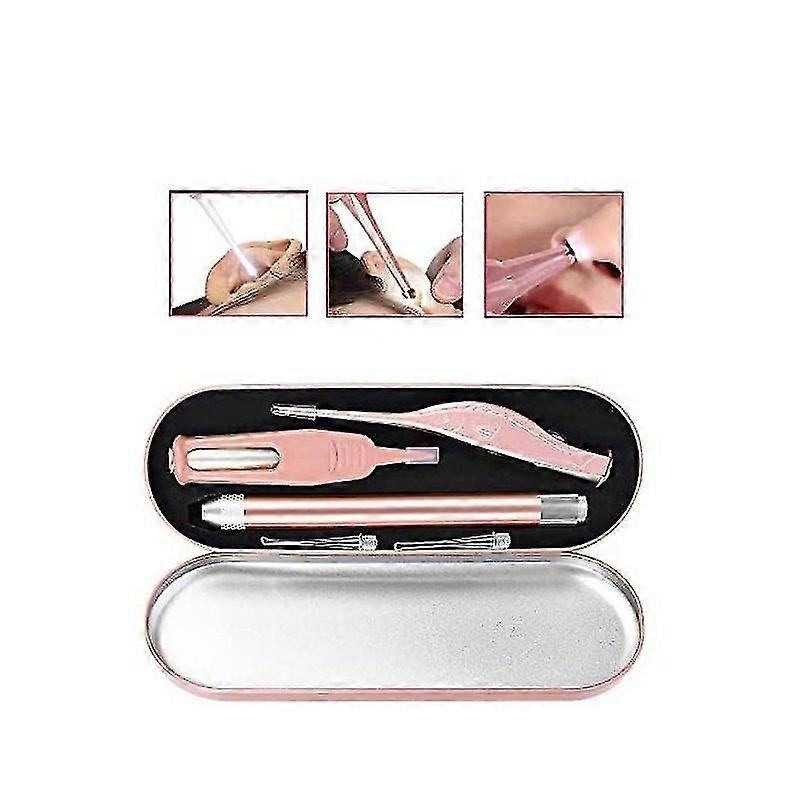 3 stk Sett Led Lys Øre Hårvoksfjerning Ørehårnese