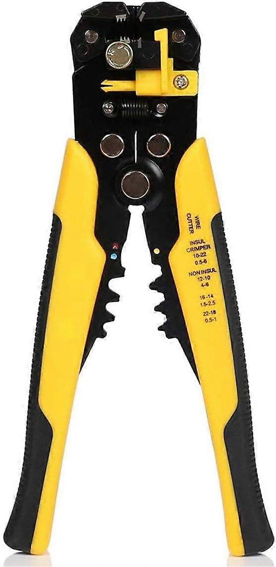 Wire stripper, automatic wire stripper crimper with fine adjustment cable