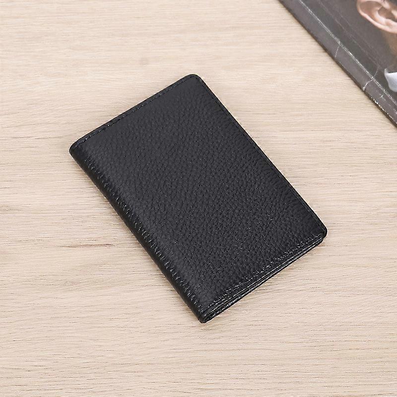 Stealth Wallet RFID Kaart Houder Portemonnee - Slimme Minimalistische Pop Up Portemonnees met Cadeaubox - Slanke Lichte Metalen Creditcardhouders voor Mannen (Zwart Aluminium, Bruin Crazy Horse Leer