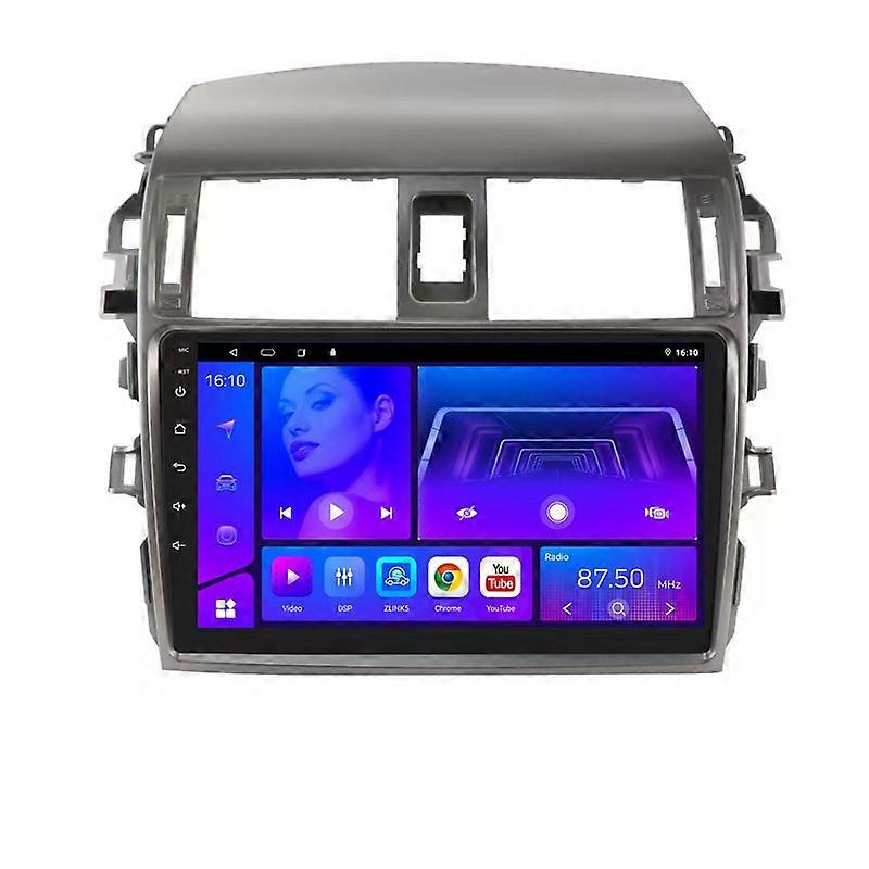 2 Din For Toyota Corolla E140 E150 2006 -2015 Carplay 4G WIFI Android Auto Car Radio Player Stereo Car Multimedia Video player GPS Navigation DSP RDS