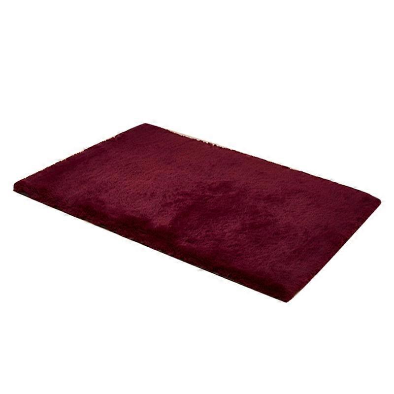Ensfarget gulvmatte sofa pute stue soverom teppe hjemmedekorasjon