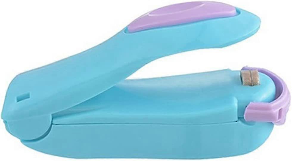 Mini Portable Plastic Bag Impulse Sealer Hand Tool Blue