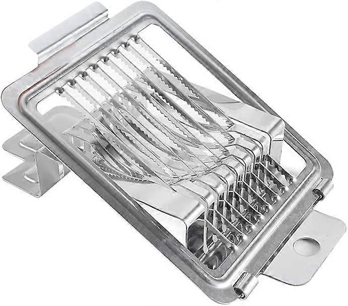 Multipurpose Stainless Steel Wire Egg Slicer, Heavy Duty Egg Cutter Multi-Function Splitter Slicer