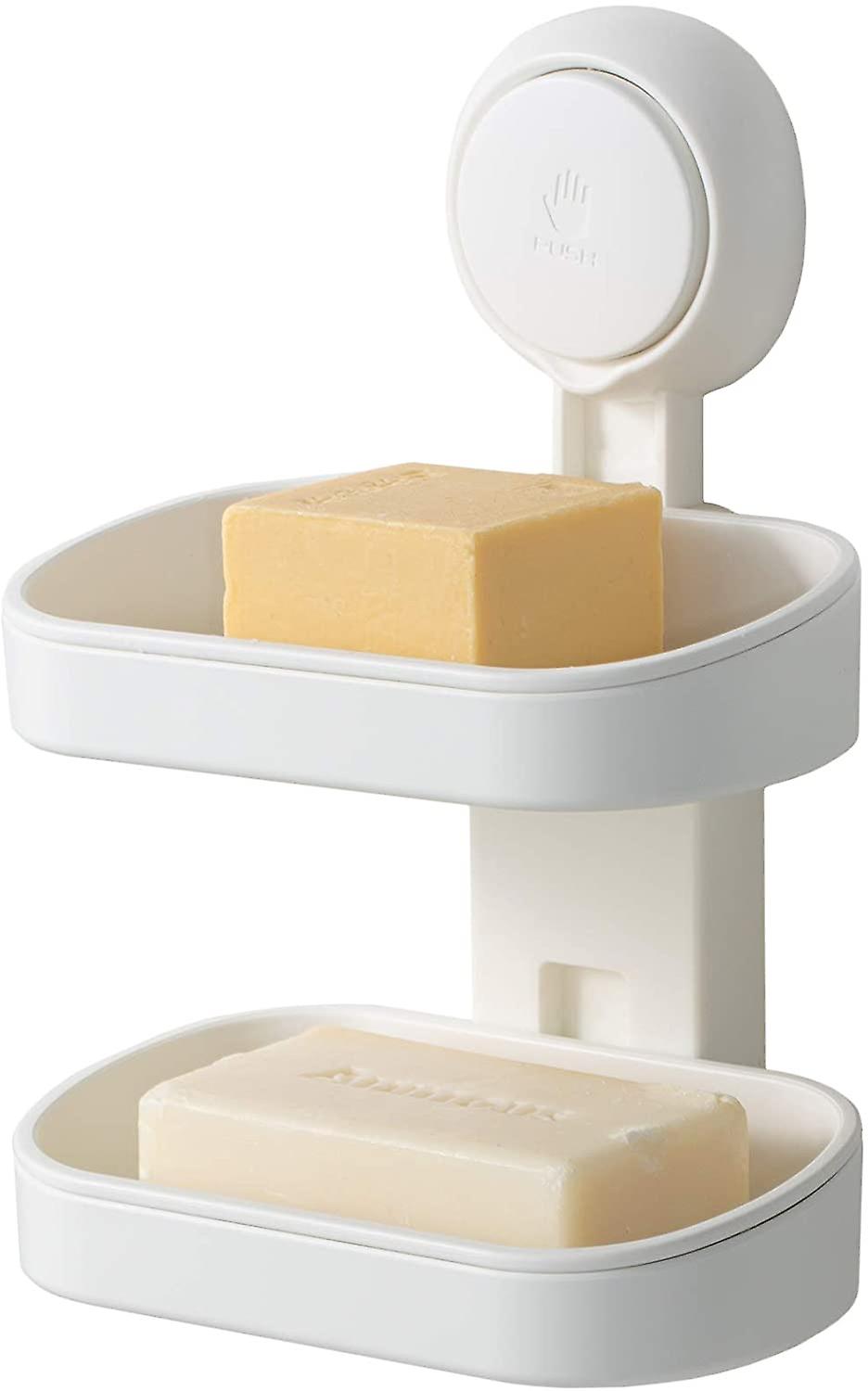 Nondrilled And Detachable Bar Soap Holder, Bathroom Suction Cup Soap