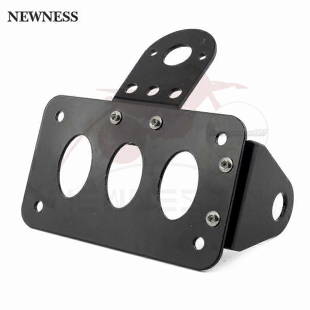 For Harley Chopper Bobber Tail Light Side Mount License Plate Bracket Motorcycle - Foto 7