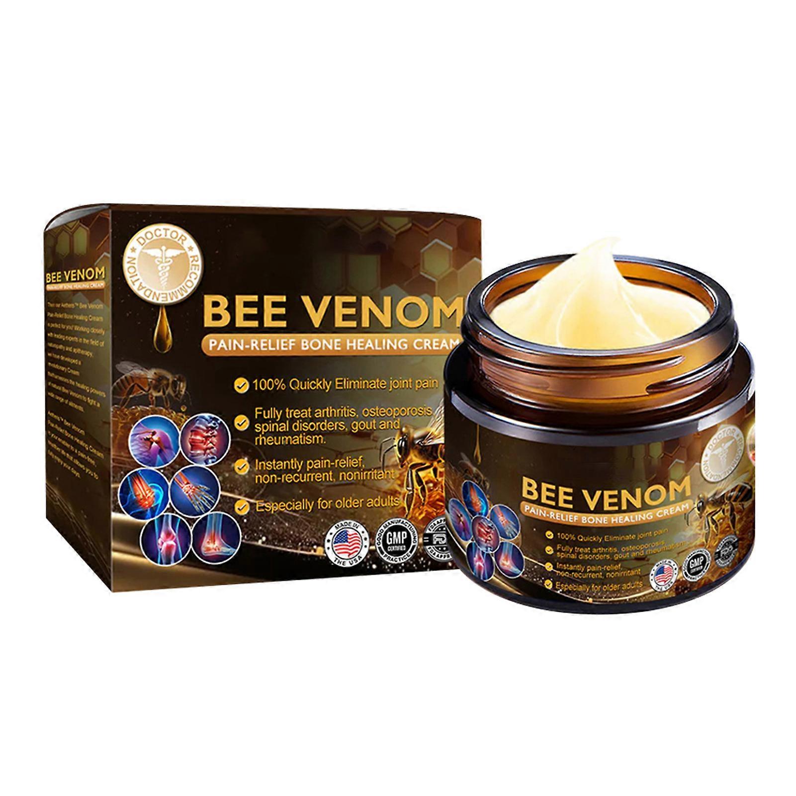 Bee-Venom Arthritis-Therapy Cream Quick Joint Discomfort Relieving Cream for Back Neck Hands Knee