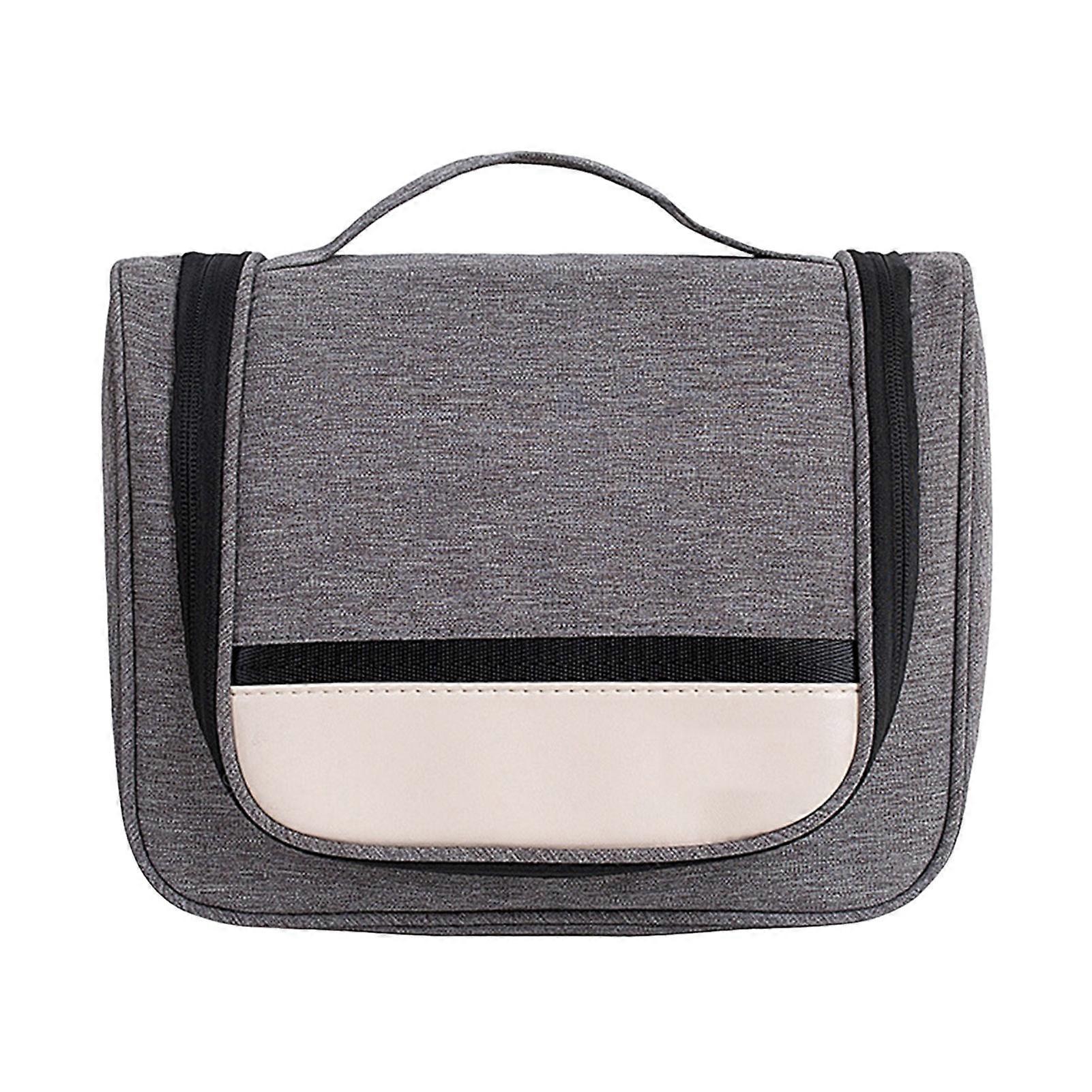 Travel Toiletry Bag Waterproof Compact Storage Bag with Hook Large Capacity Multifunctional Toiletry Bag for Shaving Kit Cosmetics