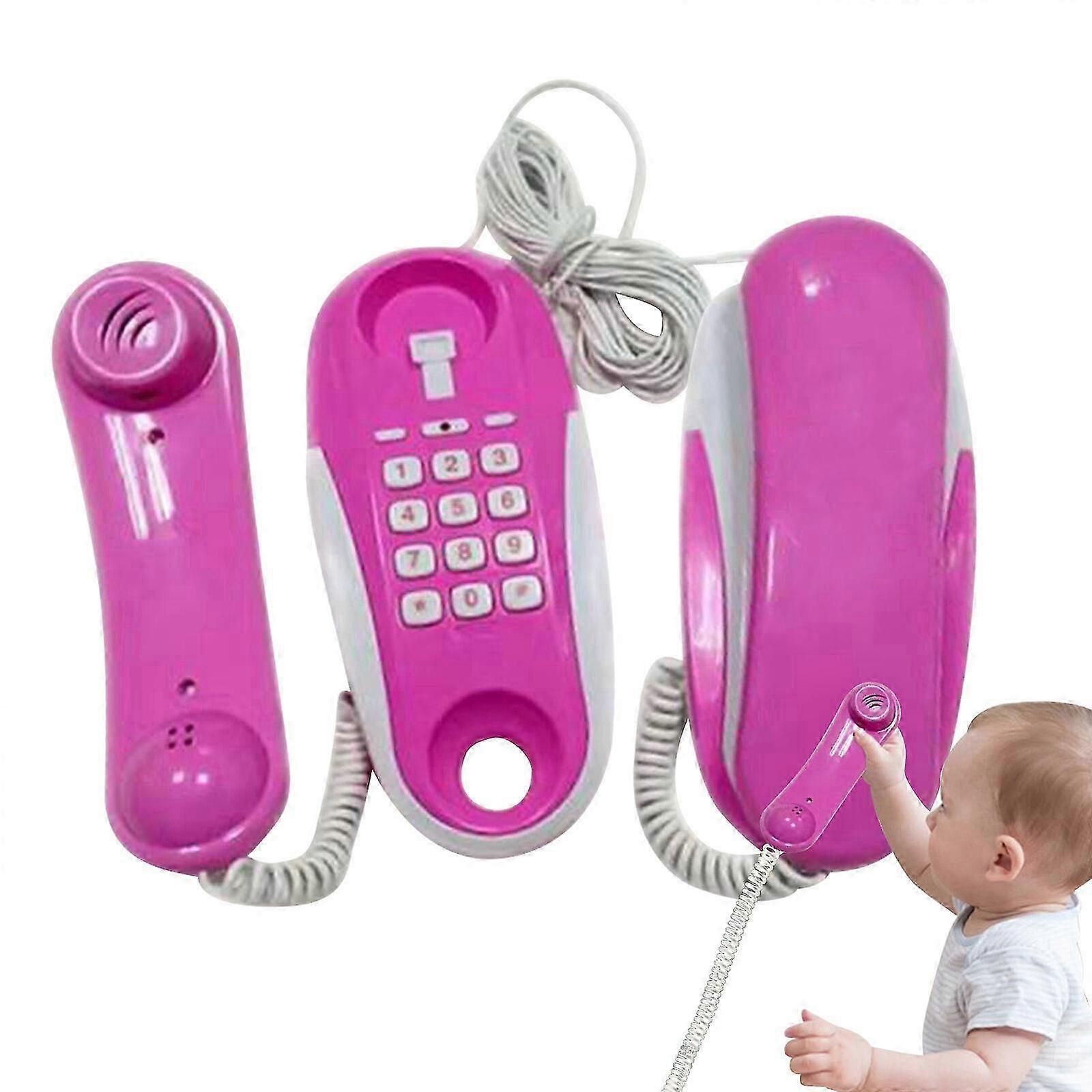 Kids Play Phone Intercom, Kids Play Phone Intercom Toy With Real Ring Sounds