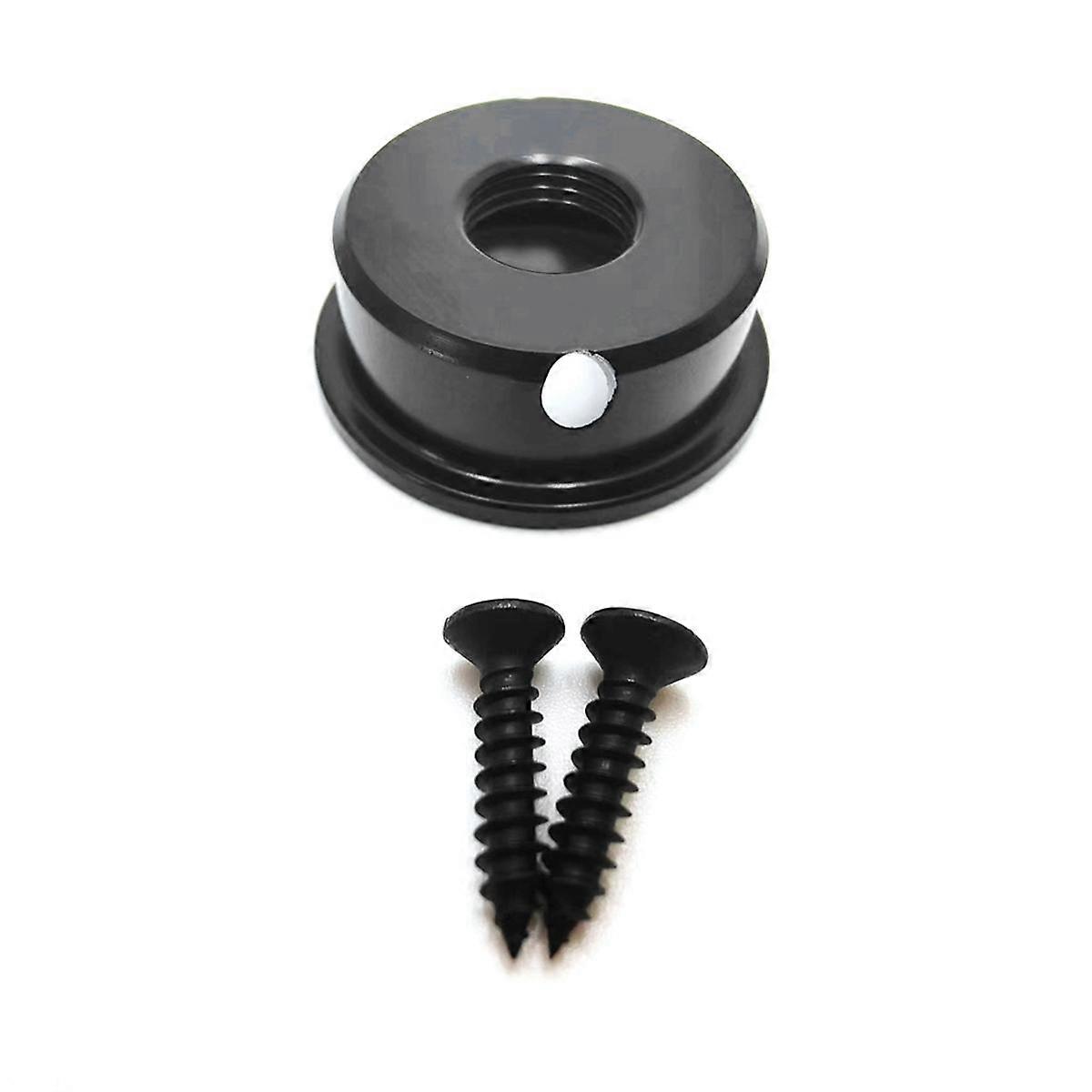 TL Round Socket Electric Guitar Audio Output Jack Socket Socket TL Guitar Jack Electric Bass Output Black