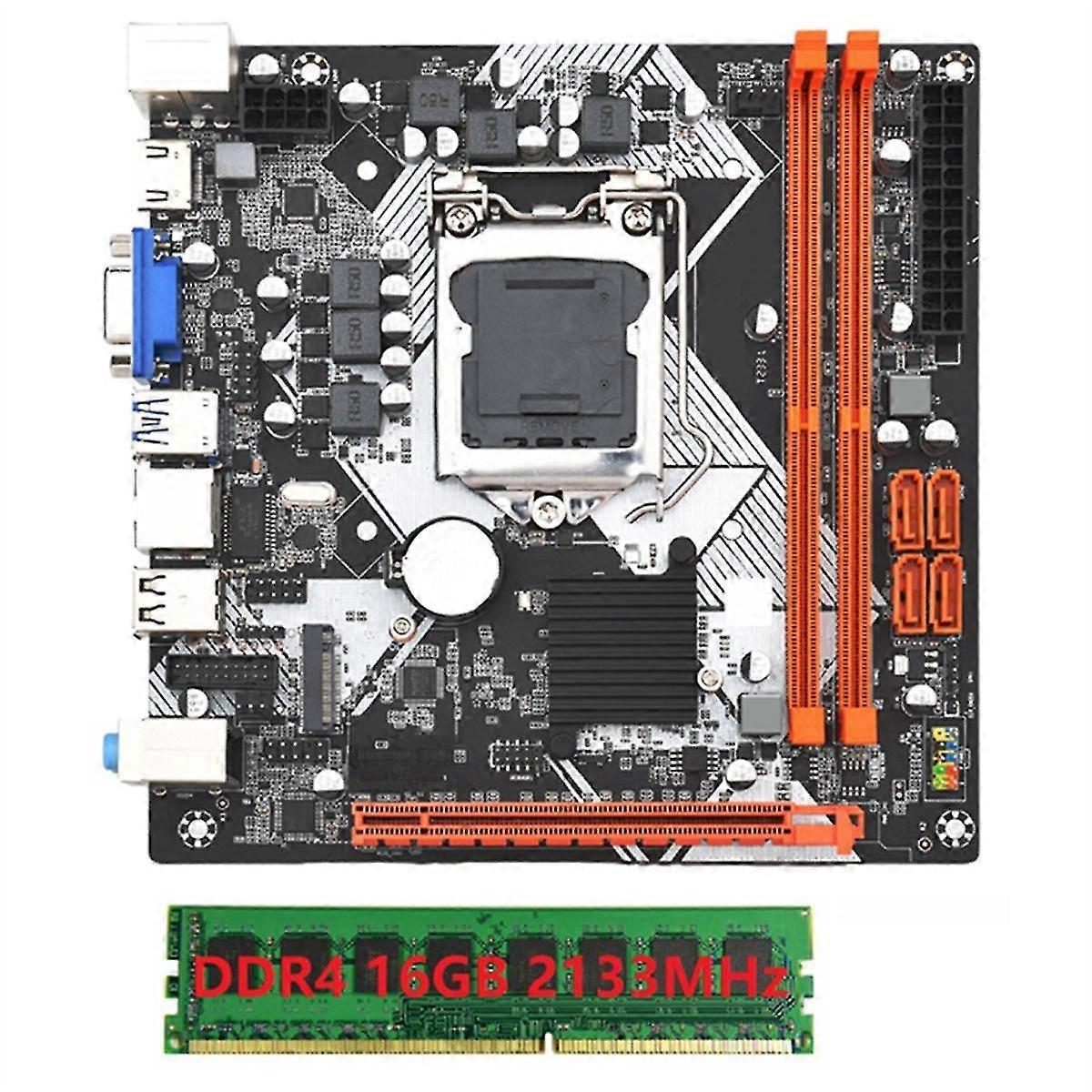 Scheda madre per computer ITX H110 con RAM DDR4 16G 2133Mhz LGA1151 DDR4 supporta 32 GB Gigabit Ethernet