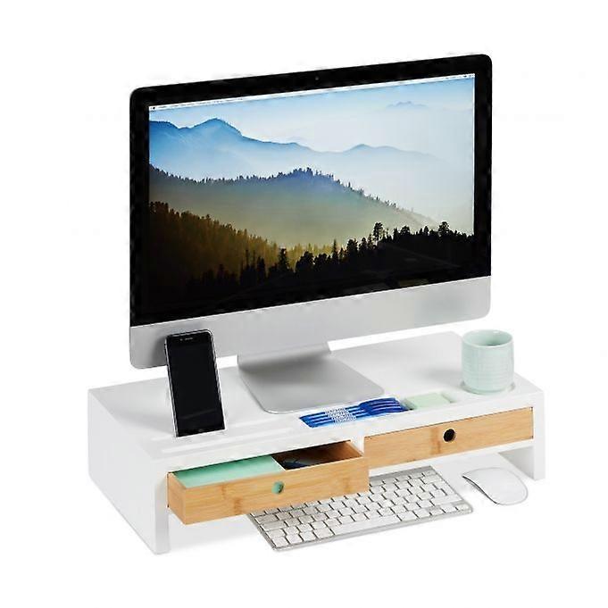 Monitorständer mit Stauraum