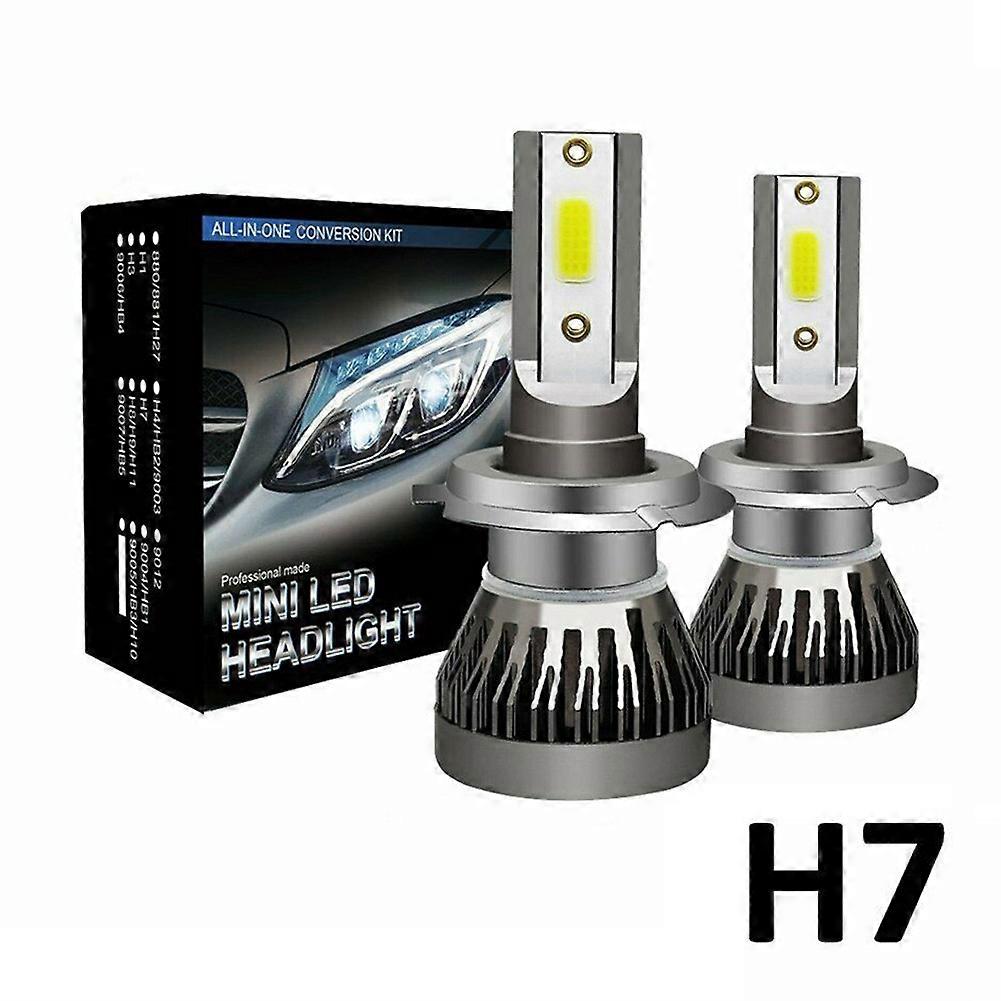 Head 2PCS car light H7 LED Head 200W 20000LM 6000K Canbus Error Free   Auto Headlamp Led s For