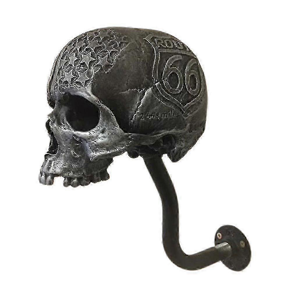 Wall Mount Helmet Rack Skull Bracket Resin Craft A Style