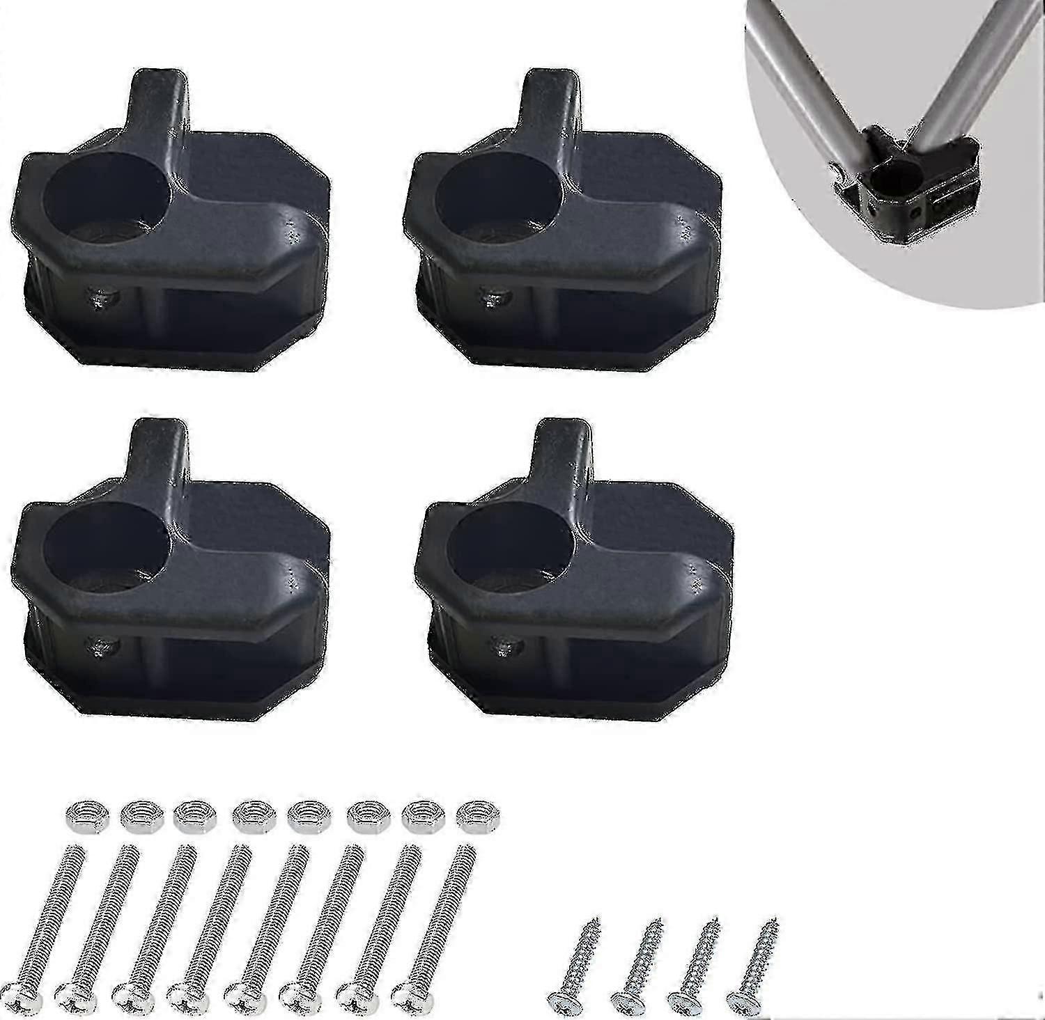 キャンプチェアの交換用フィート4パック、折りたたみ椅子用ヘビーデューティ修理フィート