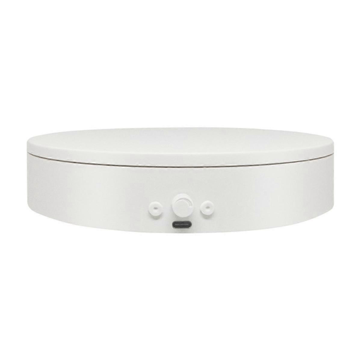 Rotating Display Stand with USB Power Cable, Mute Rotating Turntable 5.9 Inch 11lb Load, Adjustable