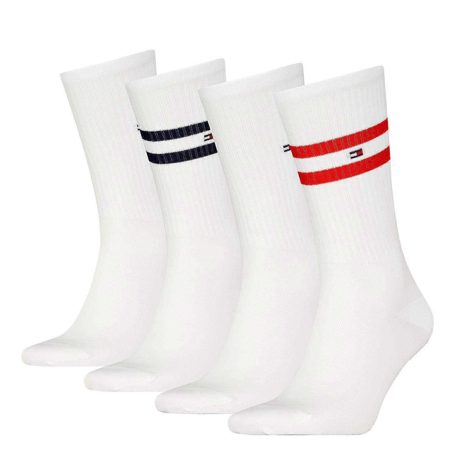 Tommy Hilfiger MEN GIFTBOX SOCK SPORT STRIP 4 Pack