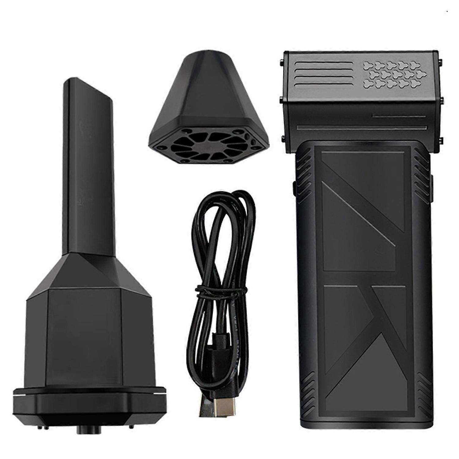 Jet Dry Blower Electric Air Turbo Fan 130000RPM 52m/s 3 Level Adjustable Cordless Portable for Car W