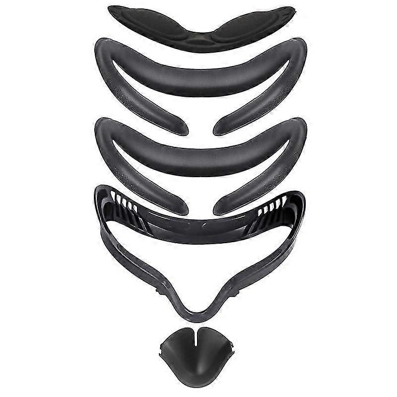5 In 1 Vr Face Cover Set For With Anti-leakage Facial Interface Bracket, Pu Replacement Face Cover