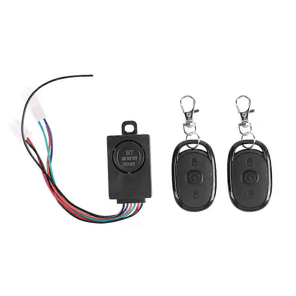 36-72V 125DB Electric Bicycle Anti-theft Alarm System Intelligent Safety Antilos Detecto E-Scooter Remote Control Alarm Device