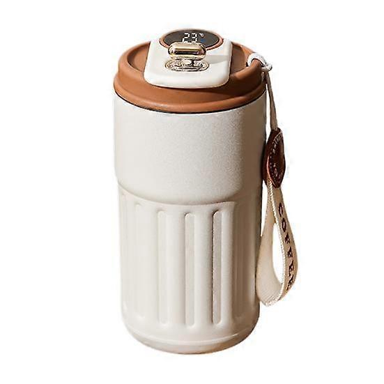 450ML LED Temperature Display Vacuum Insulated Water Bottle BPA-Free Leak Proof Keep Cold/Warm 12H Double Walled Insulation Cup Stainless Steel