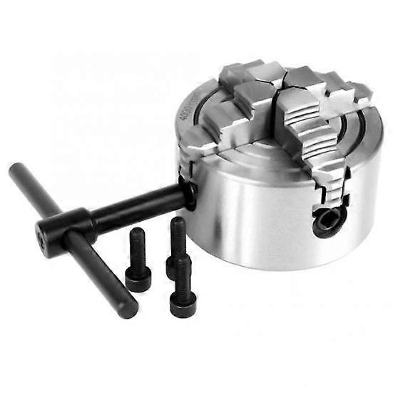 80mm 4-Jaw Self-Centering Lathe Chuck Linkage Fixture Lock Rod Woodworking Drill