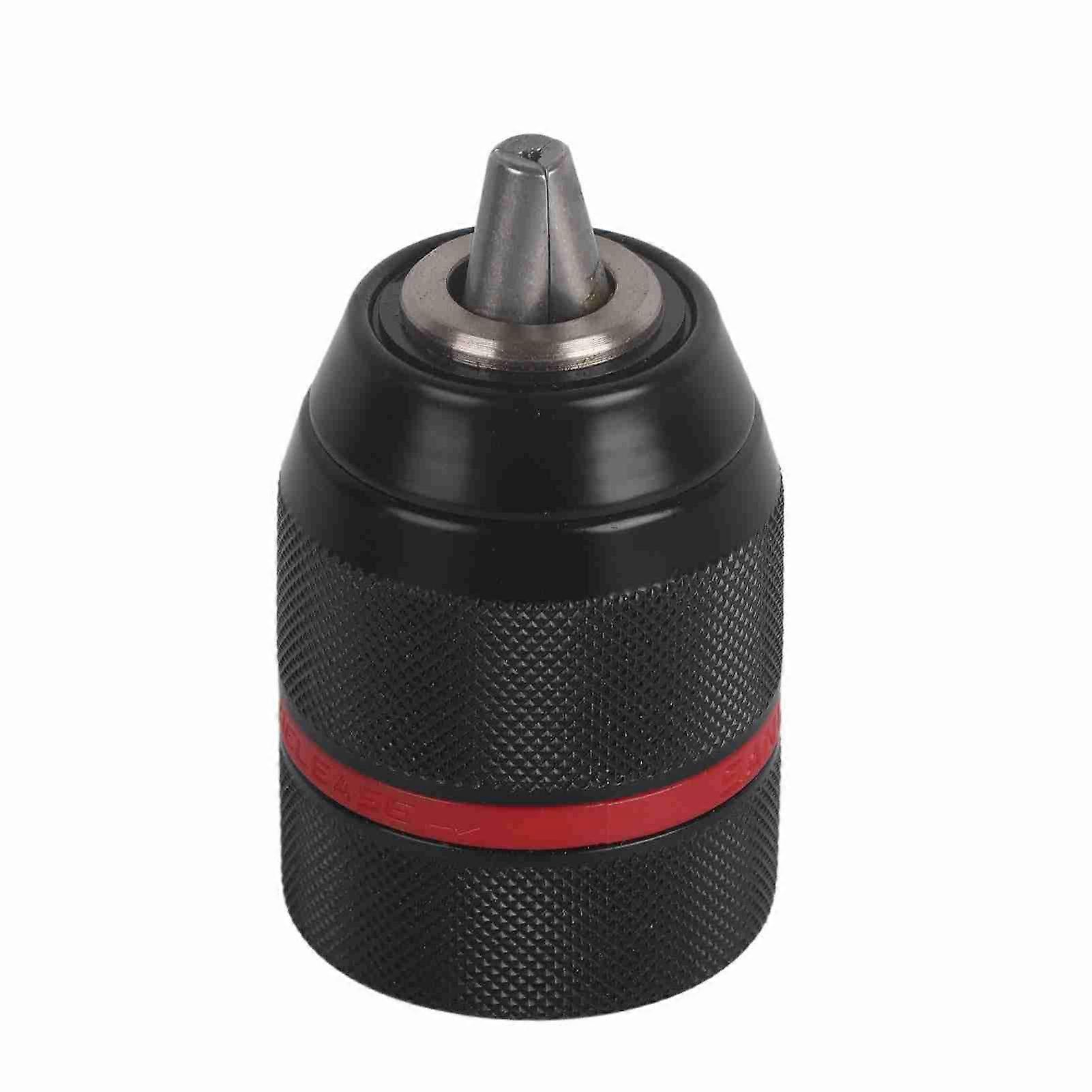 Self-Locking Keyless Drill Chuck with 1/2-inch Mount and 13mm Capacity for Metal Drilling