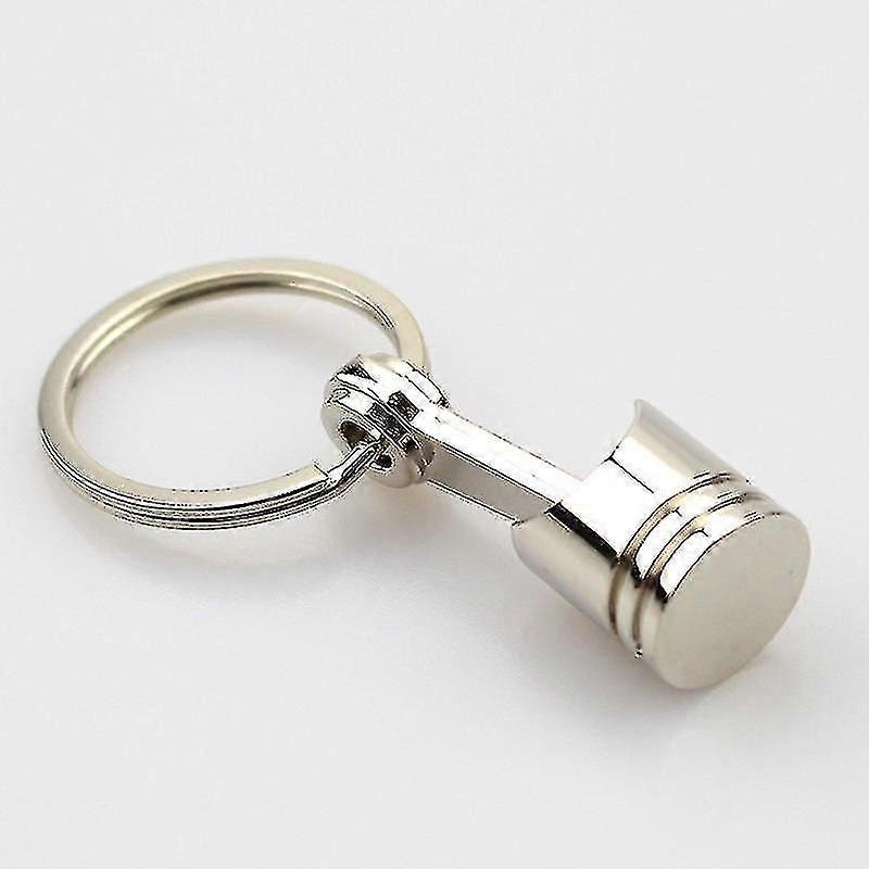Universal Engine Block Piston Assembly Style Key Chain Ring Fob Keychain