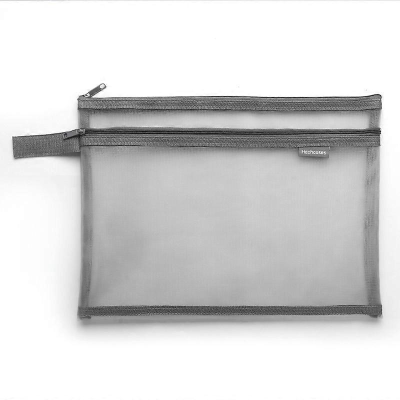 Type C HE CHOOSES D045 A4 File Bag Nylon Document Stationery Zipper Storage Pouch