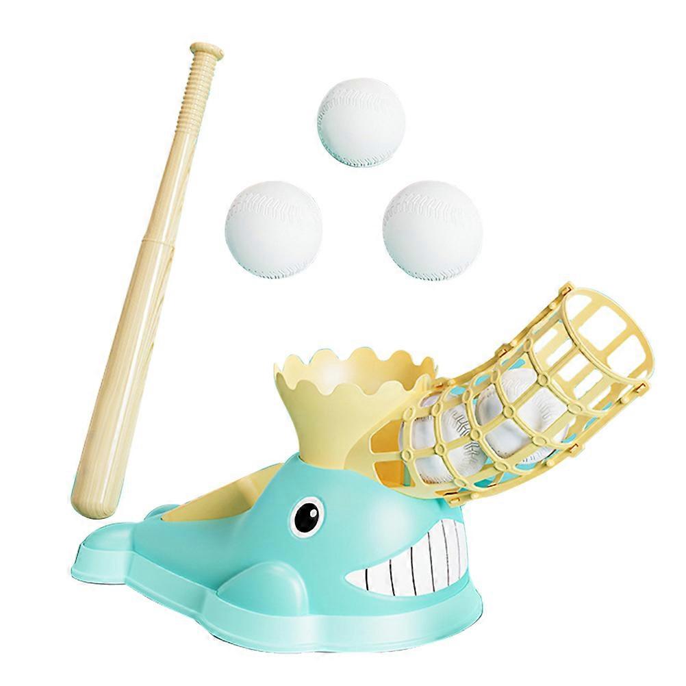 Kids Baseball Pitching Machine Step On Baseball Launcher Baseball Batting Machine Baseball Training Pitcher Game