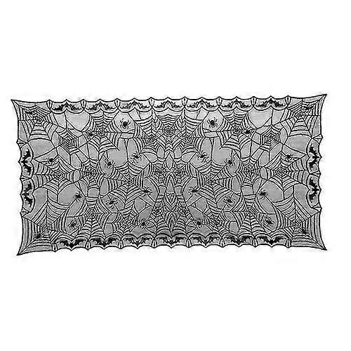 Halloween Spiderweb Rectangular Lace Tablecloth
