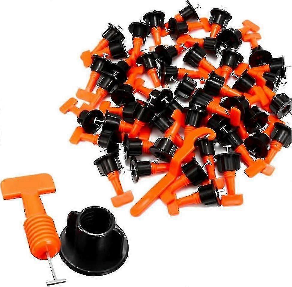 Tile Leveling System 100pcs Pack Reusable Tile Levelers Spacers-CE