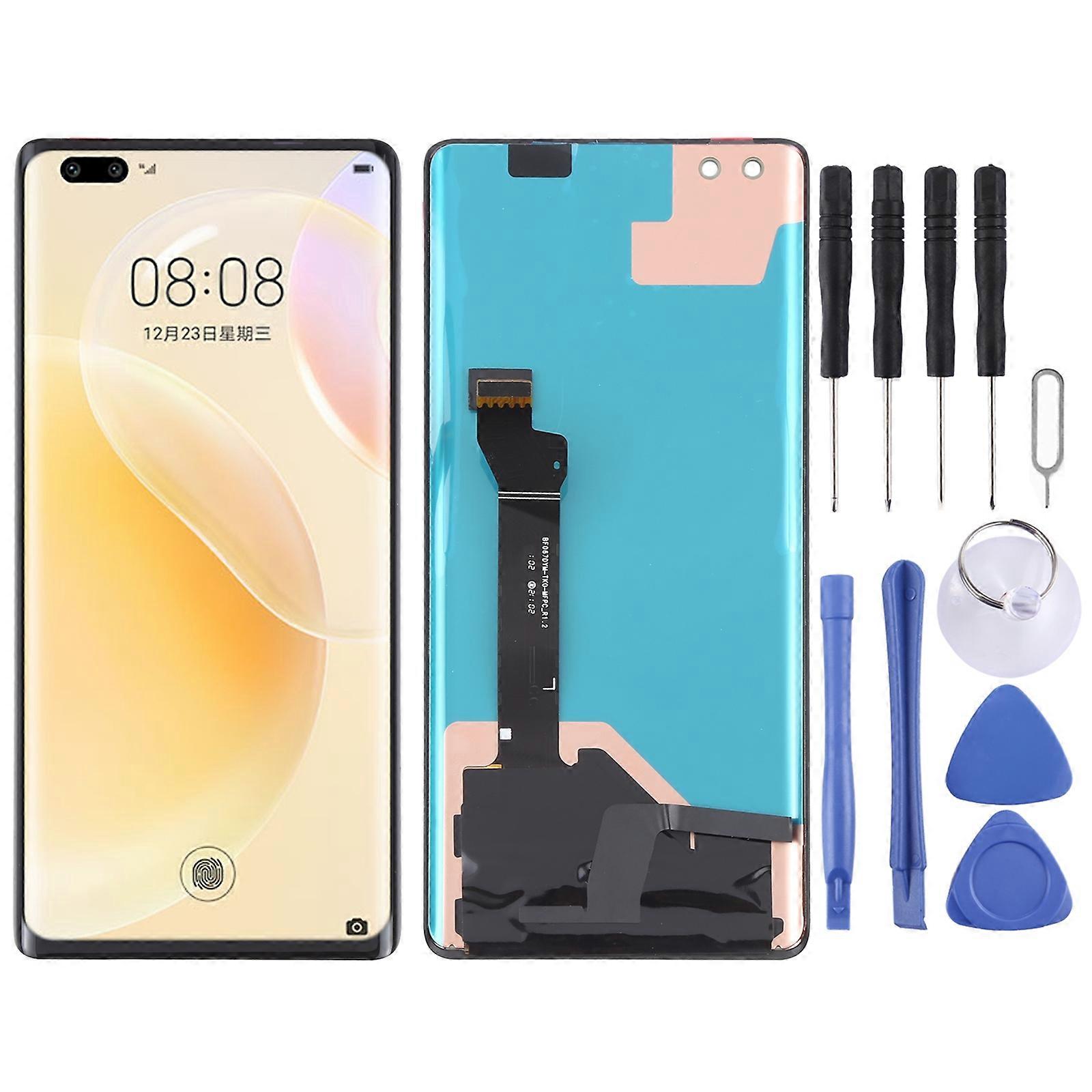 ΣΥΜΒΑΤΗ OLED LCD Οθόνη για Huawei Nova 8 Pro με Digitizer Full Assembly (Μαύρο)